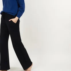 Maison Montagut Pantalon Droit En Cachemire Et Laine Melange - Gessy><noscript><img width=
