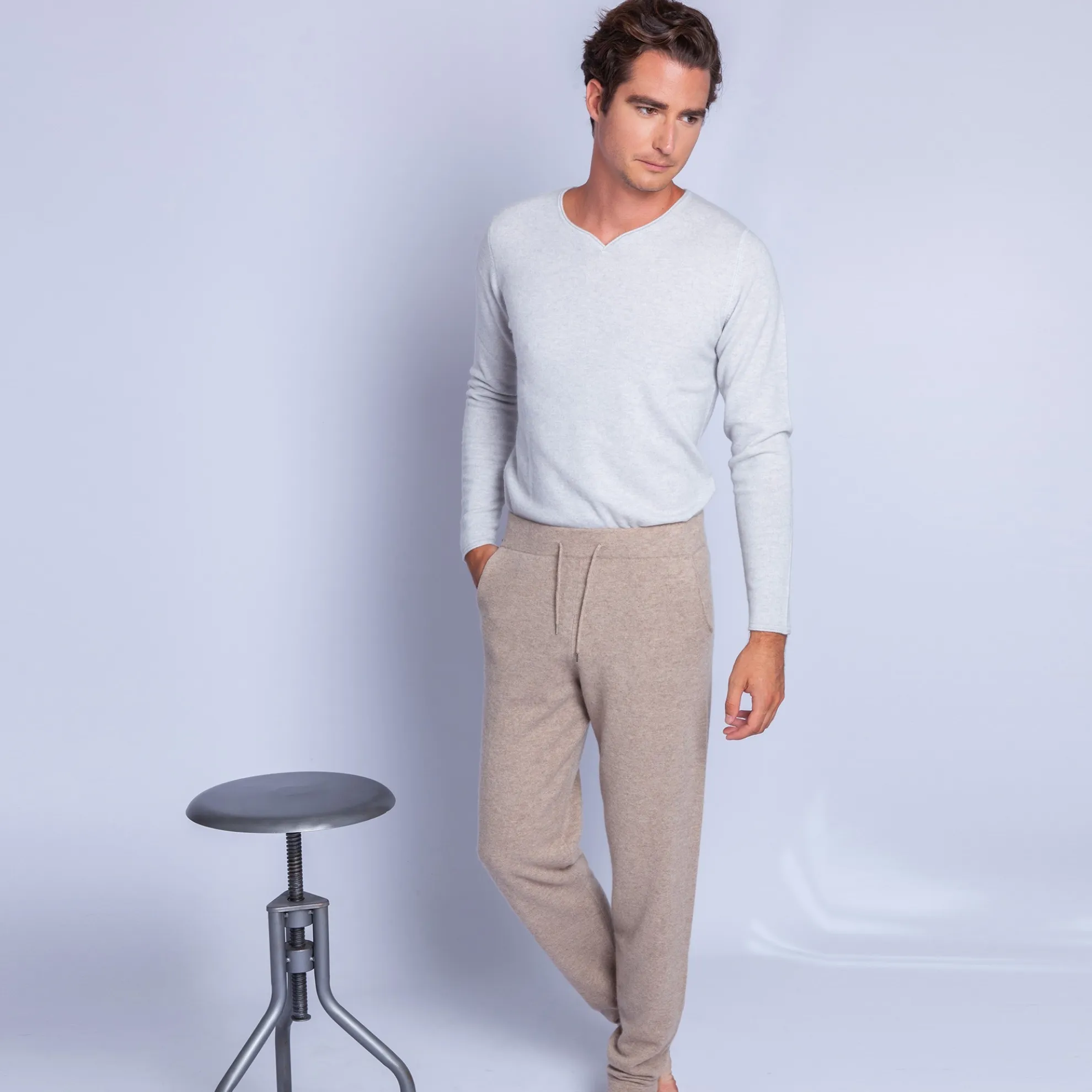 Maison Montagut Pantalon En Cachemire - Harvey>Homme Shorts Et Pantalons