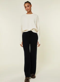 Maison Montagut Pantalon Fluide En Laine Et Cachemire - Galya><noscript><img width=