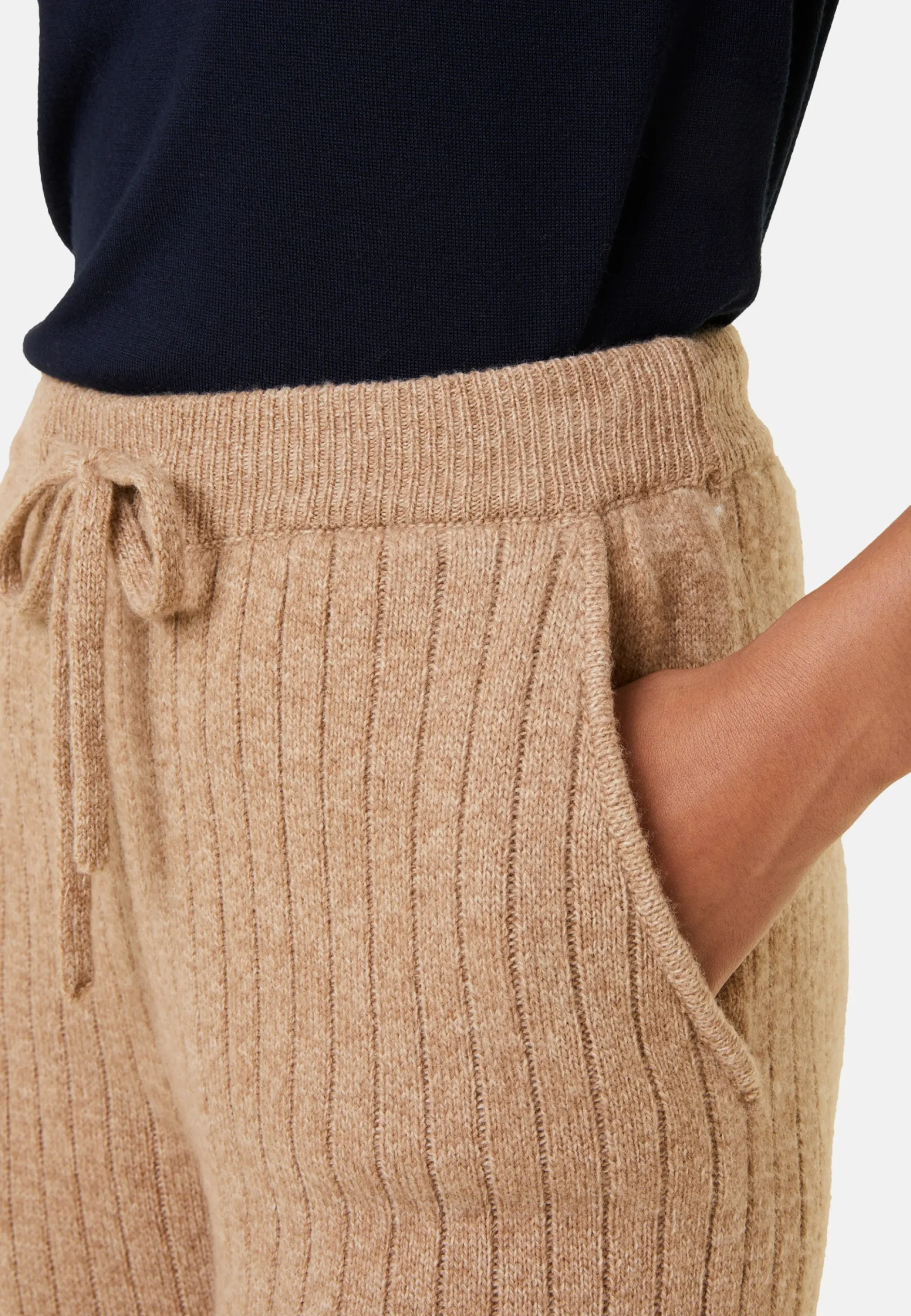 Maison Montagut Pantalon Fluide En Laine Et Cachemire - Galya>Femme Pantalons