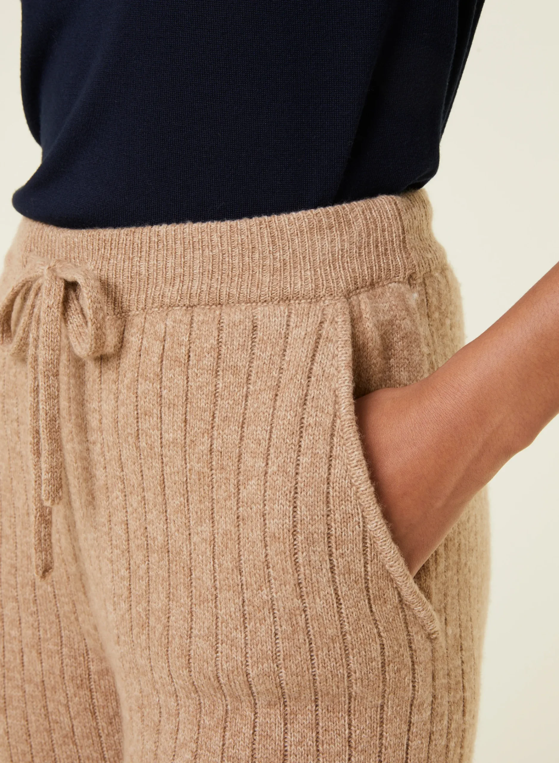 Maison Montagut Pantalon Fluide En Laine Et Cachemire - Galya>Femme Pantalons