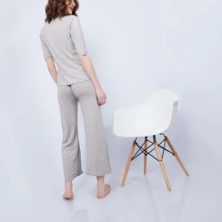 Maison Montagut Pantalon Large En Bambou Cachemire - Hammam><noscript><img width=