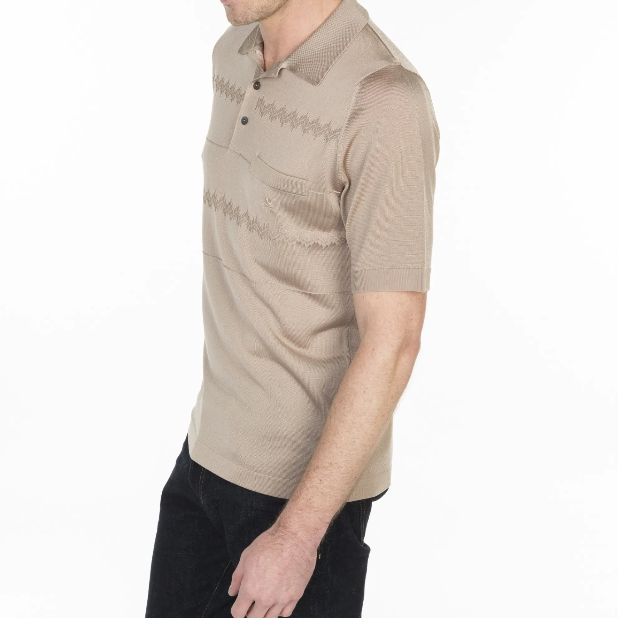 Maison Montagut Polo A Rayures En Fil Lumiere Louenne>Homme Fil Lumiere Pour Lui