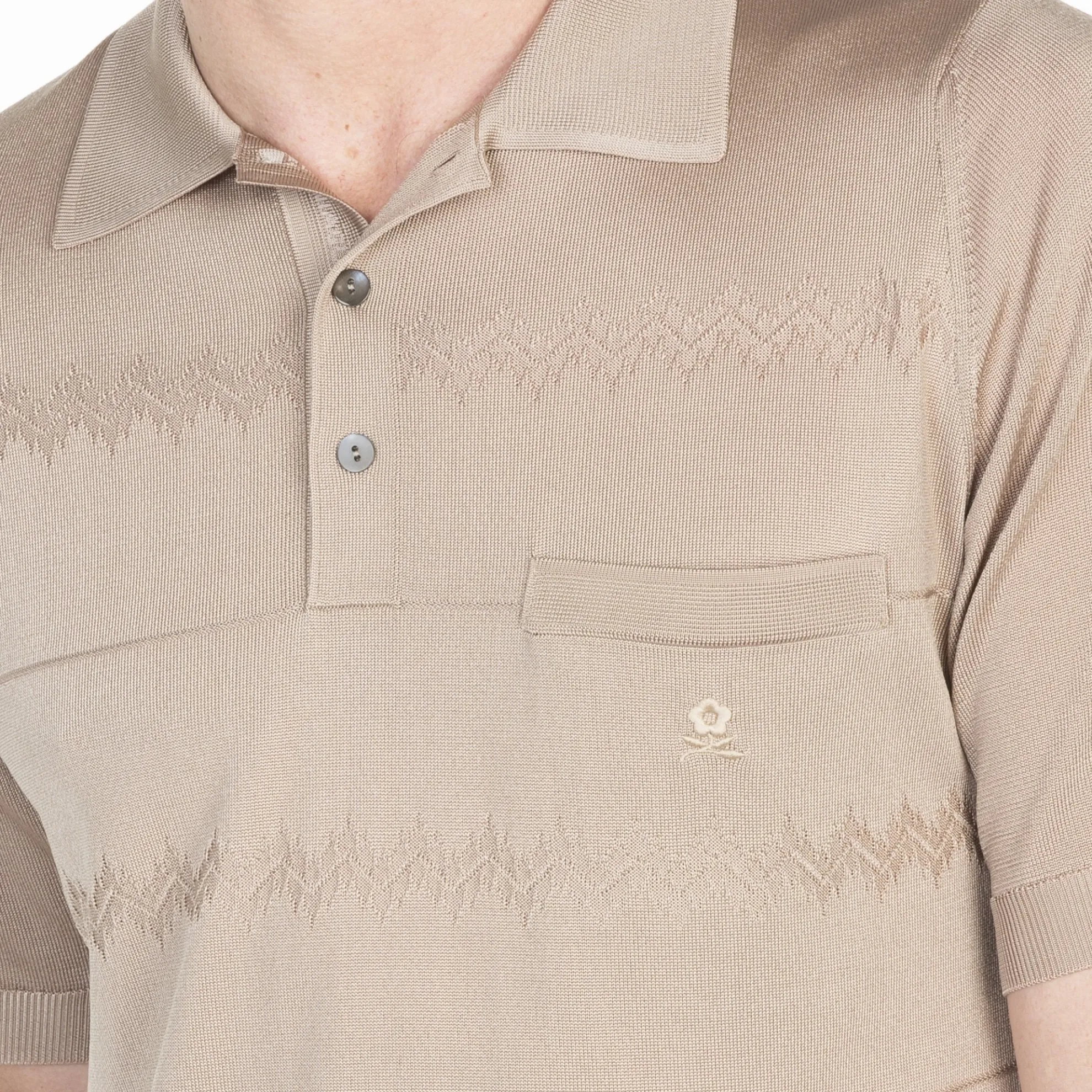 Maison Montagut Polo A Rayures En Fil Lumiere Louenne>Homme Fil Lumiere Pour Lui