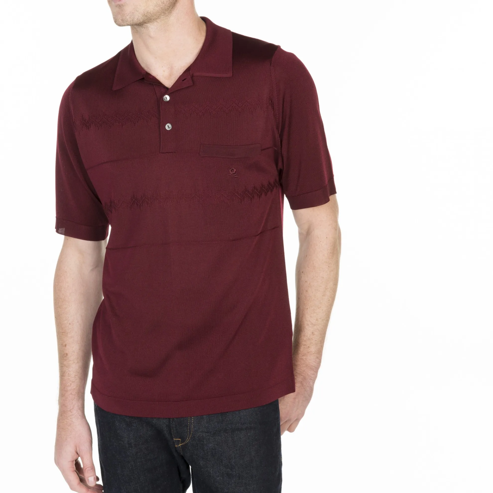 Maison Montagut Polo A Rayures En Fil Lumiere Louenne>Homme Fil Lumiere Pour Lui