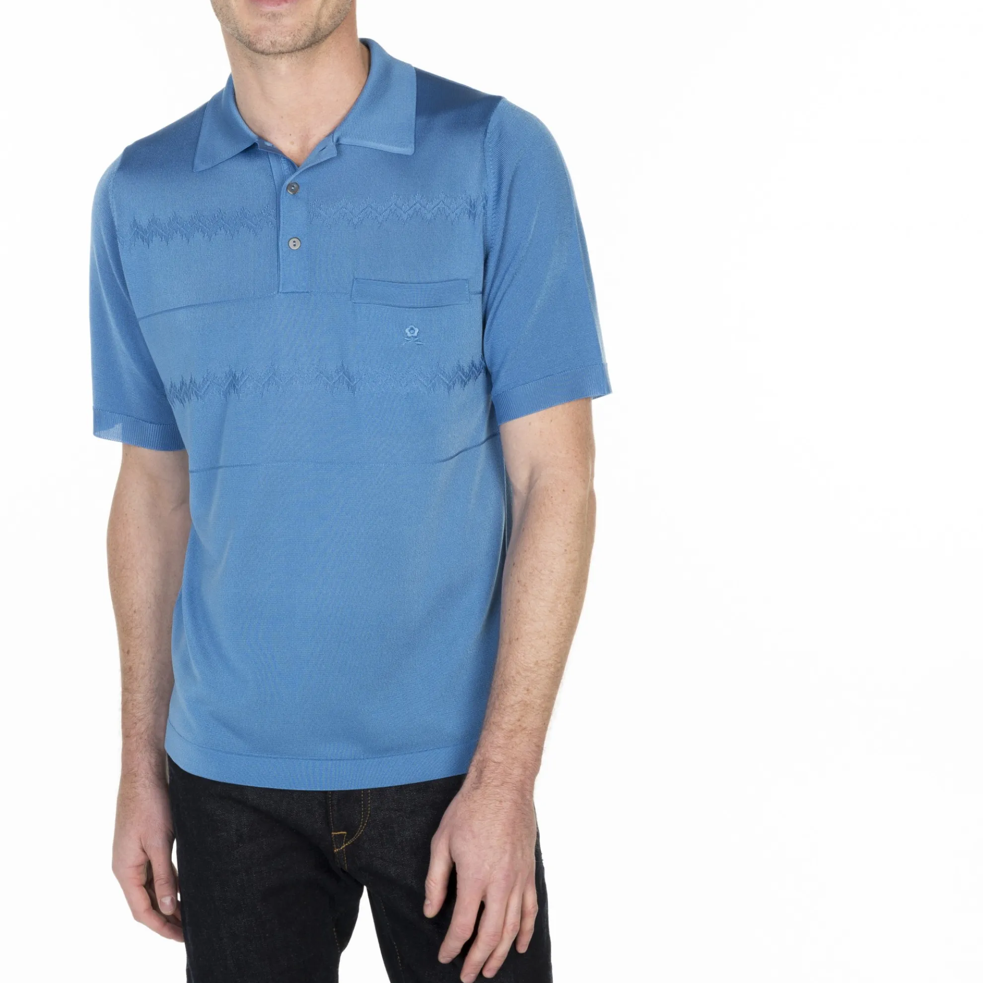 Maison Montagut Polo A Rayures En Fil Lumiere Louenne>Homme Fil Lumiere Pour Lui