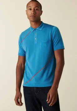 Maison Montagut Polo En Fil Lumiere Bicolore - Daly>Homme Fil Lumiere Pour Lui