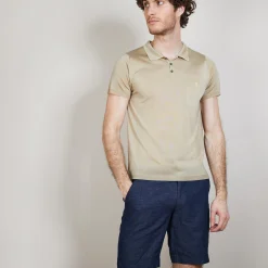 Maison Montagut Polo En Fil Lumiere Poche Avant - Blaze><noscript><img width=