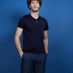 Maison Montagut Polo En Fil Lumiere Poche Avant - Blaze><noscript><img width=