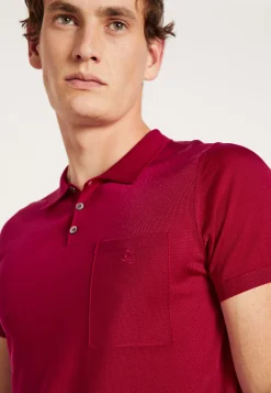 Maison Montagut Polo En Fil Lumiere Poche Avant - Blaze><noscript><img width=