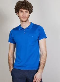 Maison Montagut Polo En Fil Lumiere Poche Avant - Blaze><noscript><img width=