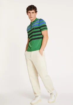 Maison Montagut Polo Fil Lumiere A Rayures - Frederico><noscript><img width=