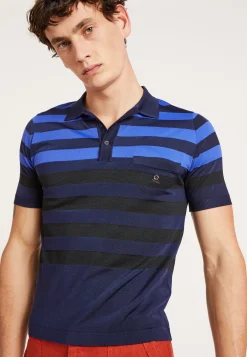 Maison Montagut Polo Fil Lumiere A Rayures - Frederico><noscript><img width=