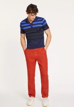 Maison Montagut Polo Fil Lumiere A Rayures - Frederico><noscript><img width=