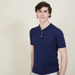 Maison Montagut Polo Homme En Coton - Bora><noscript><img width=