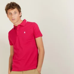 Maison Montagut Polo Manches Courtes En Coton Pique - Babel><noscript><img width=