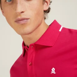 Maison Montagut Polo Manches Courtes En Coton Pique - Babel><noscript><img width=