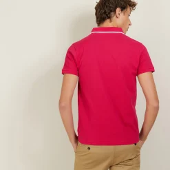 Maison Montagut Polo Manches Courtes En Coton Pique - Babel><noscript><img width=