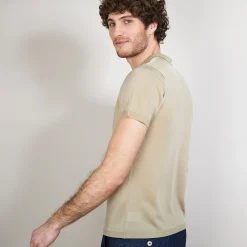 Maison Montagut Polo Manches Courtes En Fil Lumiere - Babar><noscript><img width=