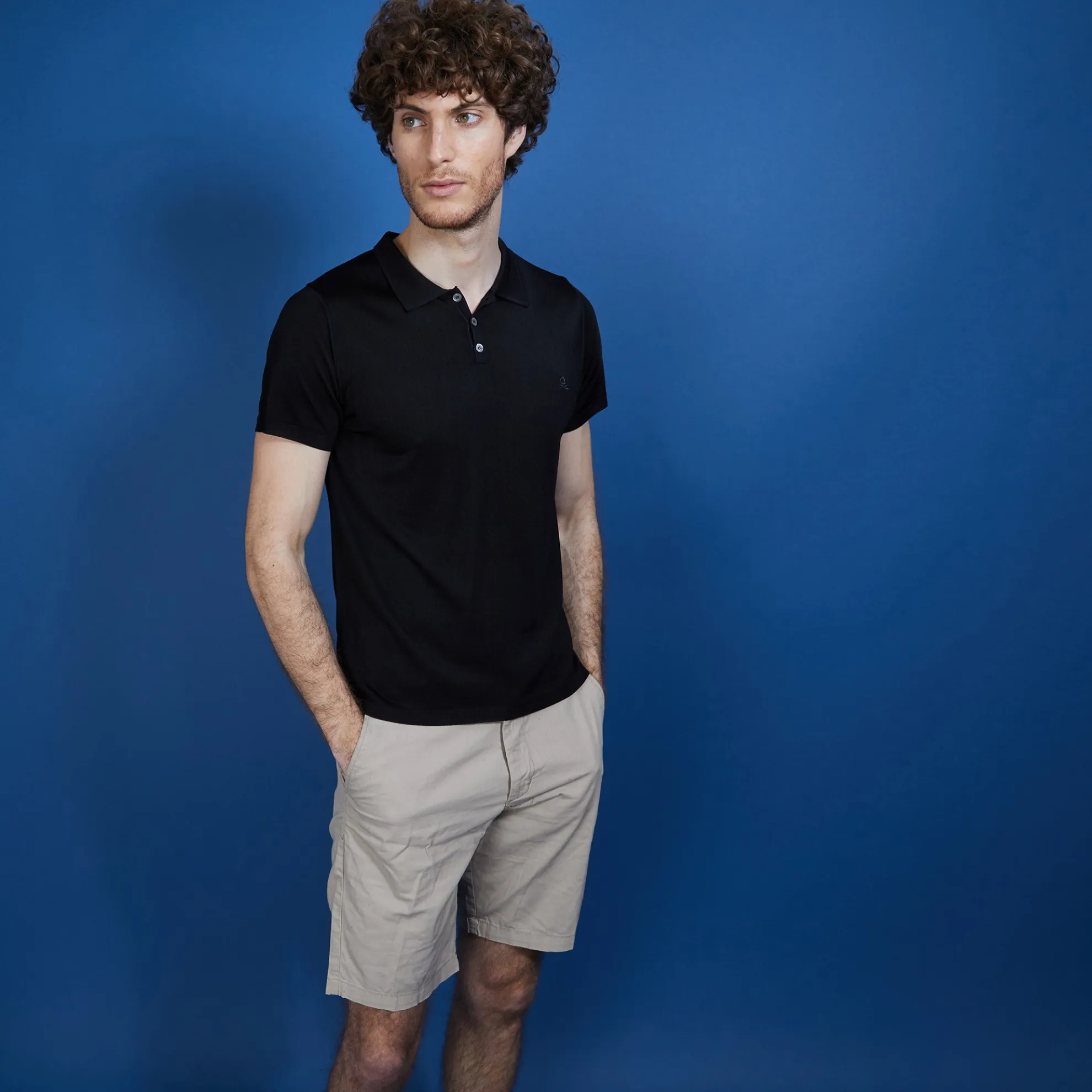 Maison Montagut Polo Manches Courtes En Fil Lumiere - Babar>Homme Fil Lumiere Pour Lui