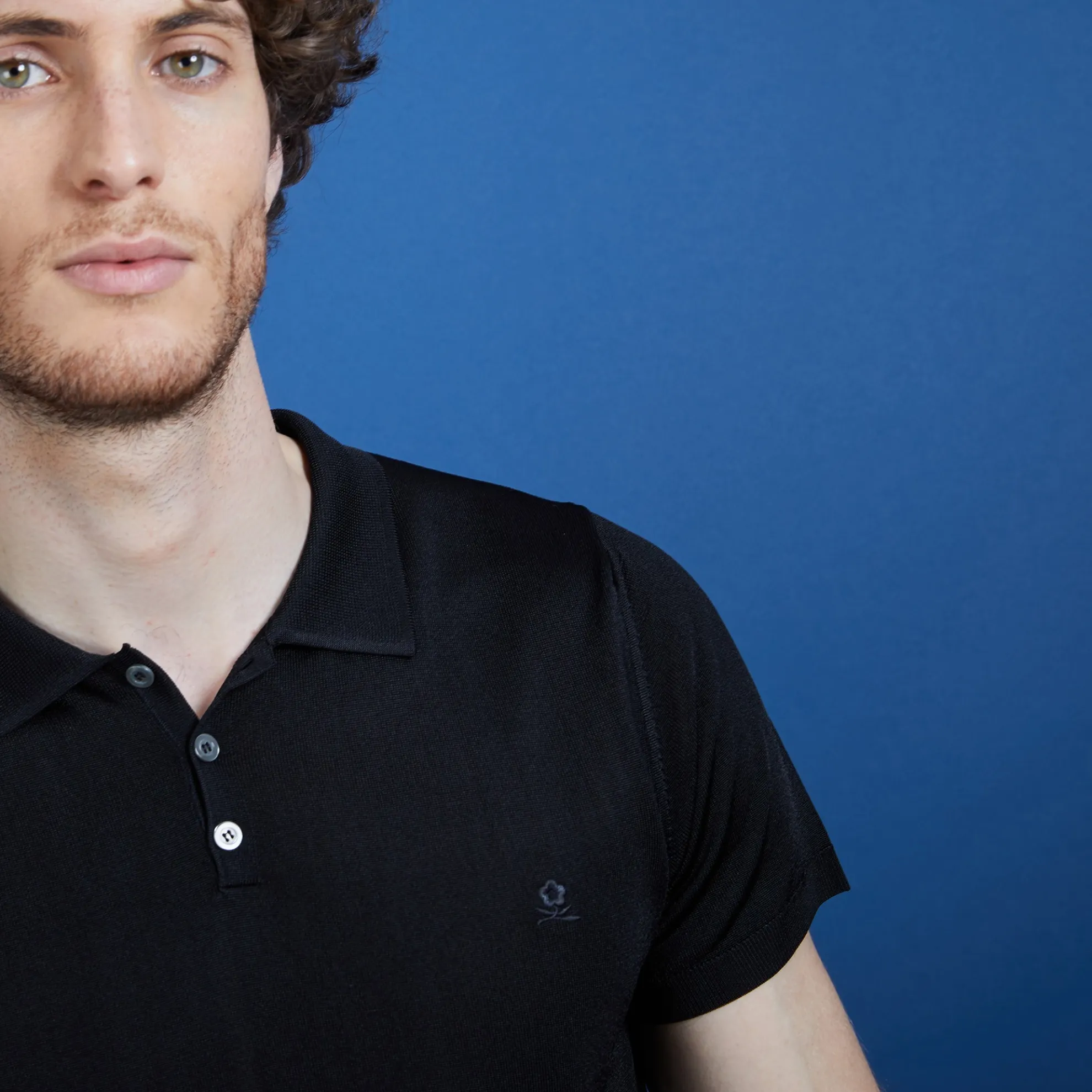 Maison Montagut Polo Manches Courtes En Fil Lumiere - Babar>Homme Fil Lumiere Pour Lui