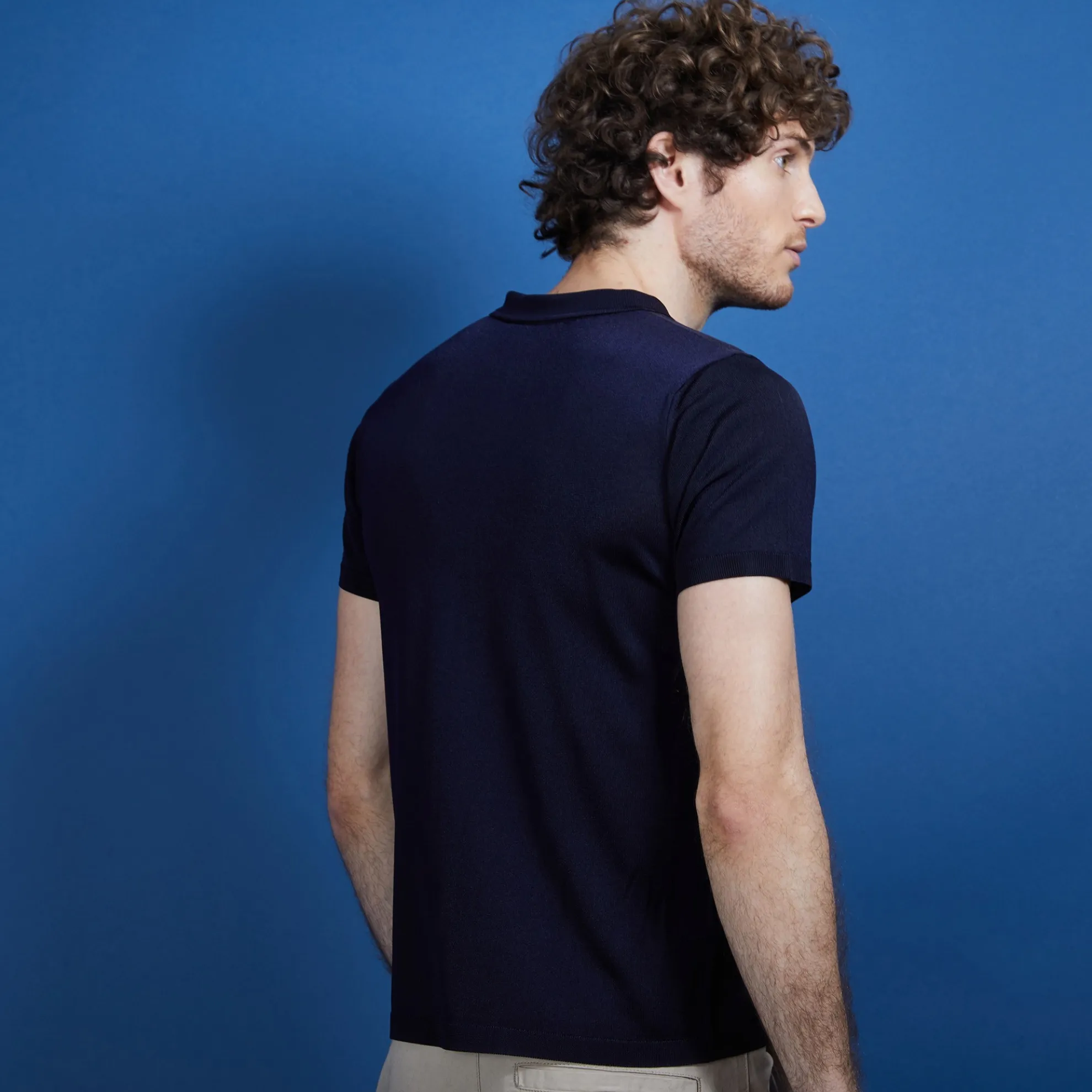 Maison Montagut Polo Manches Courtes En Fil Lumiere - Babar>Homme Fil Lumiere Pour Lui