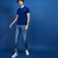 Maison Montagut Polo Manches Courtes En Fil Lumiere - Babar><noscript><img width=