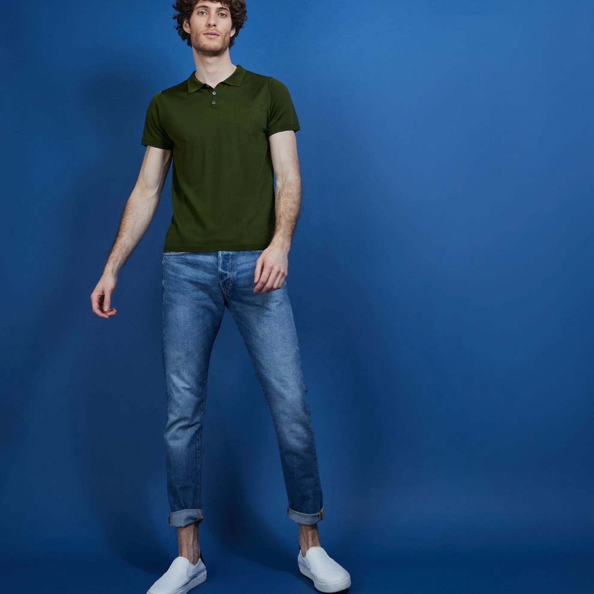 Maison Montagut Polo Manches Courtes En Fil Lumiere - Babar>Homme Fil Lumiere Pour Lui