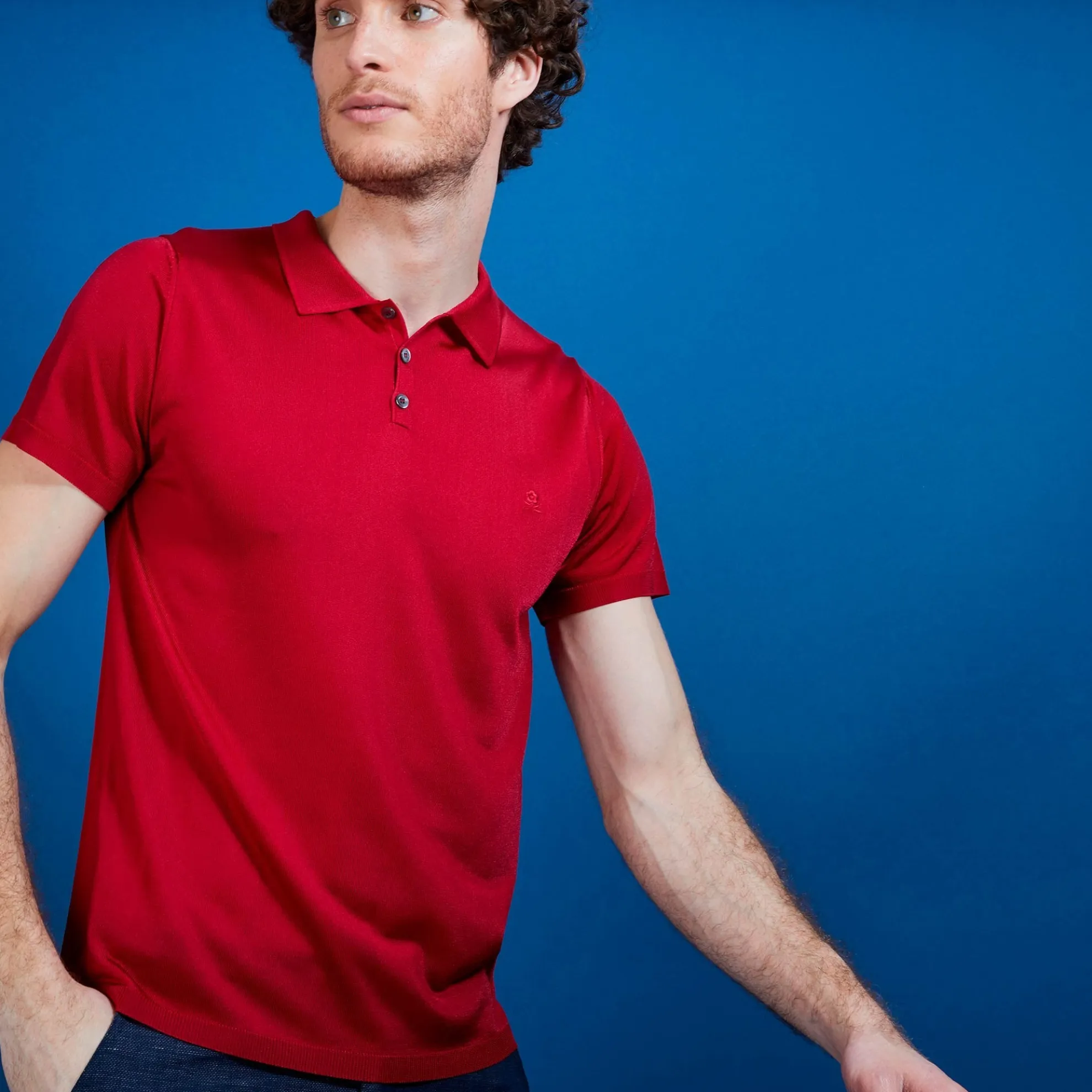 Maison Montagut Polo Manches Courtes En Fil Lumiere - Babar>Homme Fil Lumiere Pour Lui