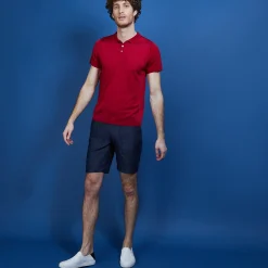 Maison Montagut Polo Manches Courtes En Fil Lumiere - Babar><noscript><img width=