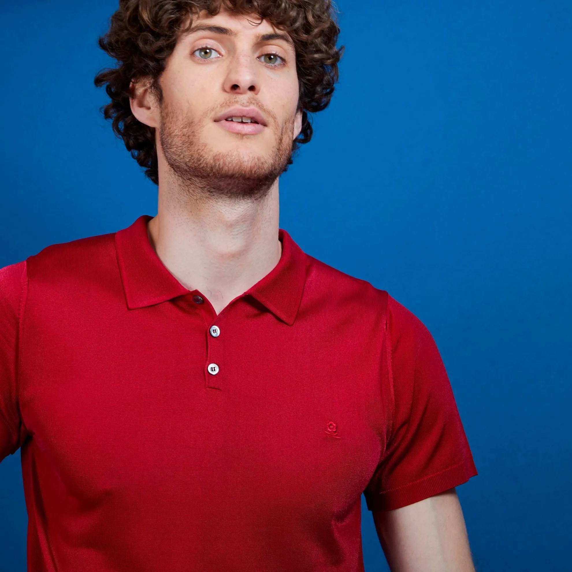 Maison Montagut Polo Manches Courtes En Fil Lumiere - Babar>Homme Fil Lumiere Pour Lui