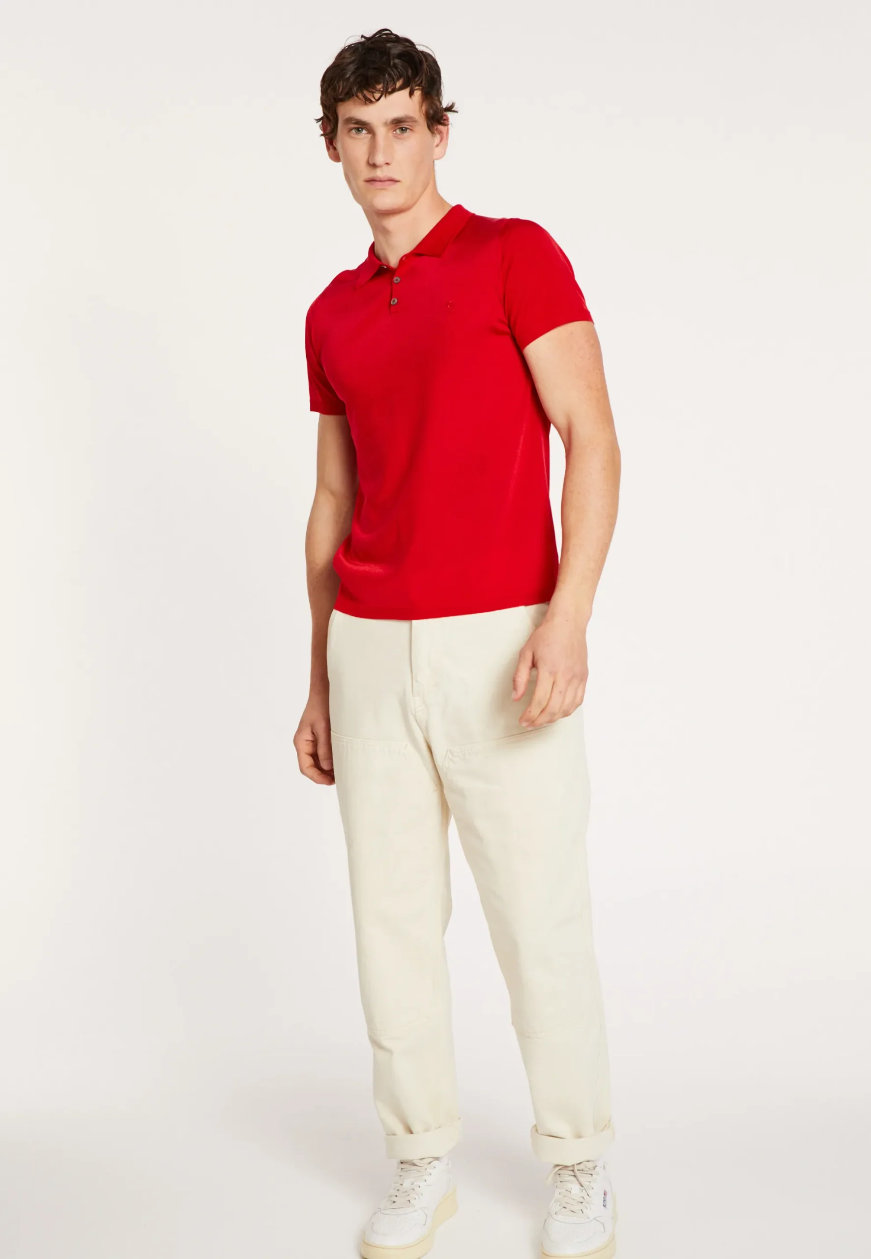 Maison Montagut Polo Manches Courtes En Fil Lumiere - Babar>Homme Fil Lumiere Pour Lui