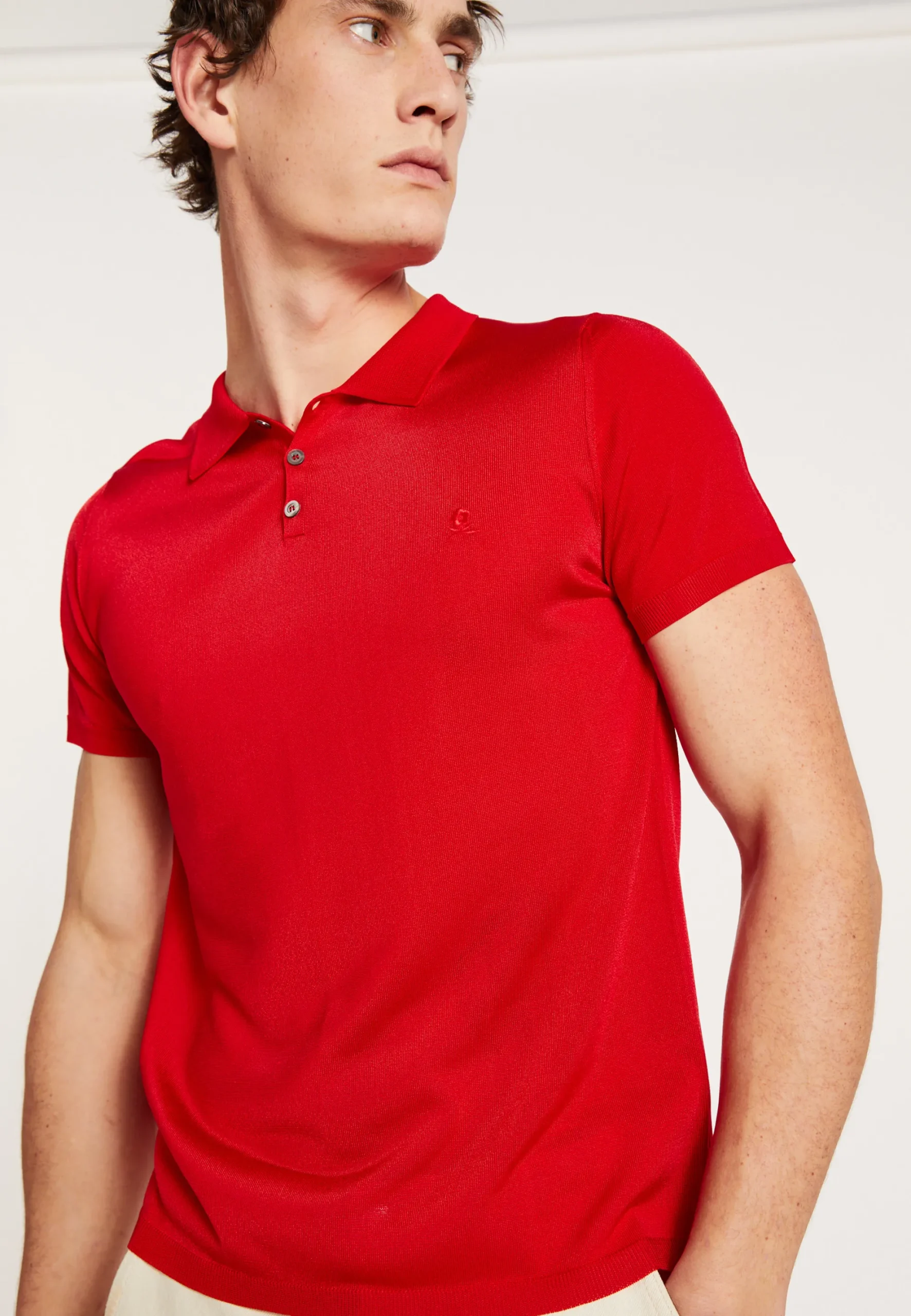 Maison Montagut Polo Manches Courtes En Fil Lumiere - Babar>Homme Fil Lumiere Pour Lui