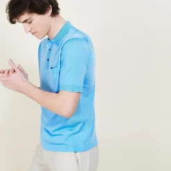 Maison Montagut Polo Manches Courtes En Fil Lumiere - Vadim><noscript><img width=