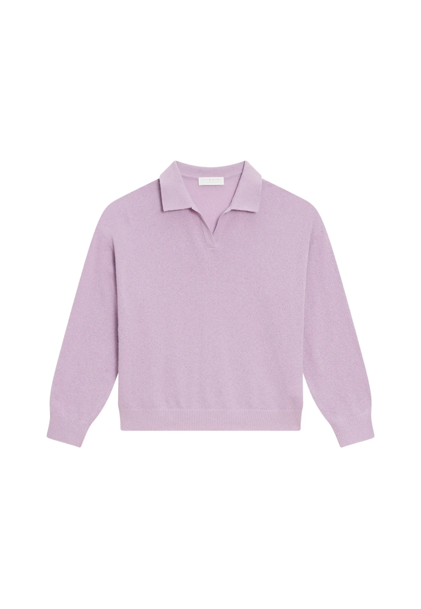 Maison Montagut Polo Manches Longues En Coton Brosse - Melvina>Femme Pulls