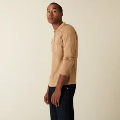 Maison Montagut Polo Manches Longues En Fil Lumiere Motifs Triangles - Dalvini><noscript><img width=