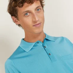 Maison Montagut Polo Manches Longues En Fil Lumiere - Boris><noscript><img width=