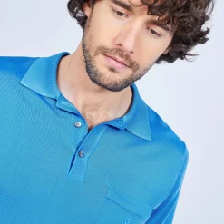 Maison Montagut Polo Manches Longues En Fil Lumiere - Boris><noscript><img width=