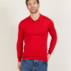 Maison Montagut Polo Manches Longues En Laine Merinos - Beryl><noscript><img width=