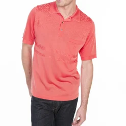 Maison Montagut Polo Motif Croisillon Louis-Eugene><noscript><img width=