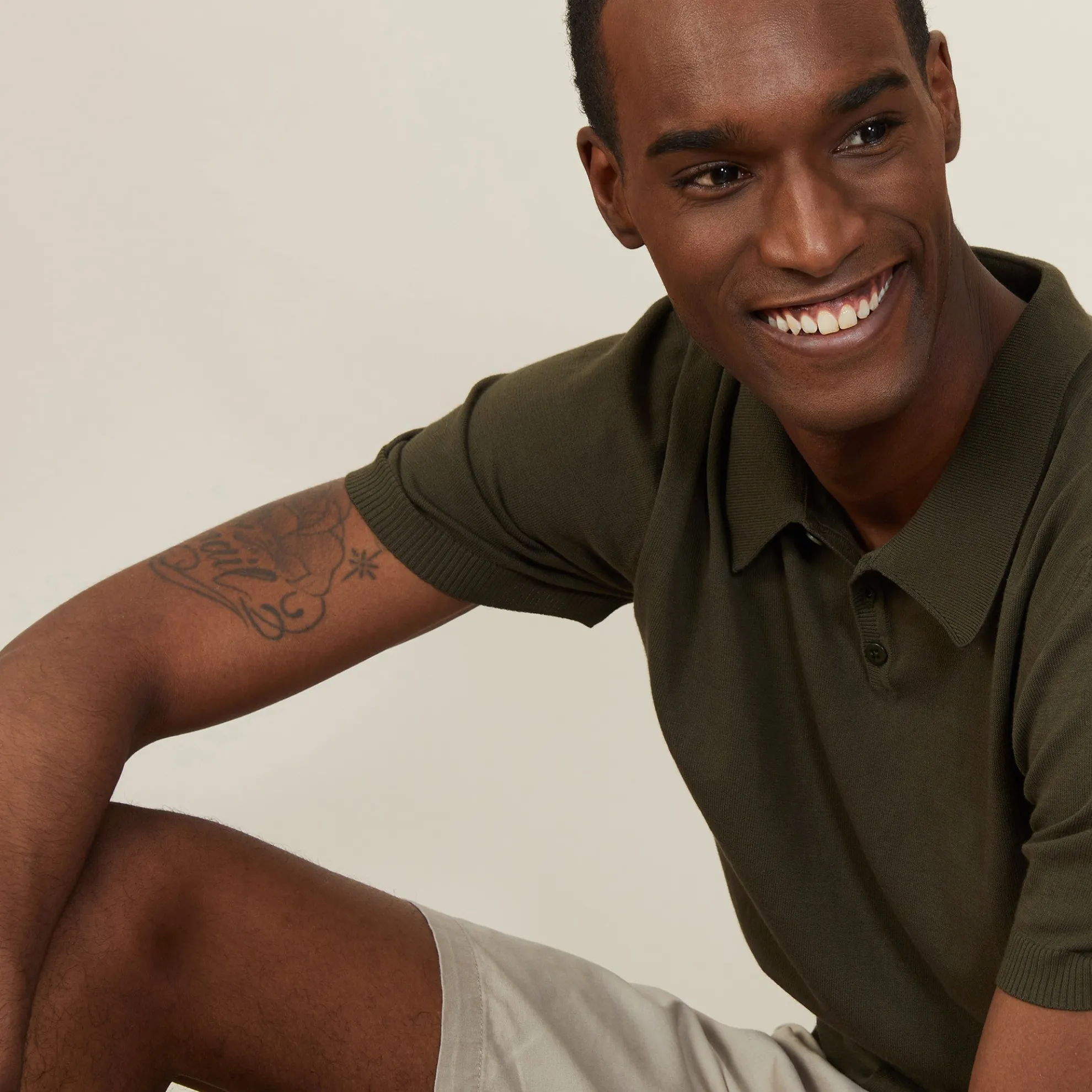 Maison Montagut Polo Uni En Coton Sec - Bank>Homme Polos