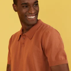 Maison Montagut Polo Uni En Coton Sec - Bank><noscript><img width=