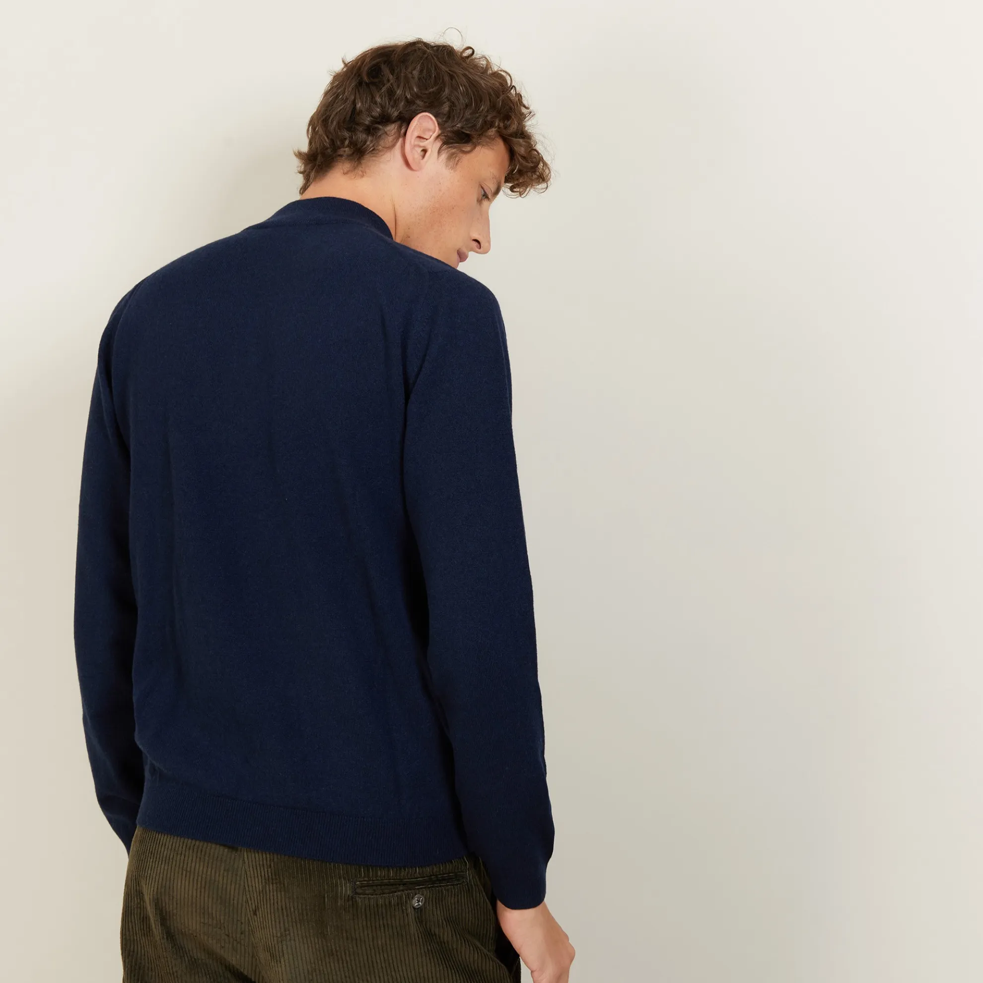 Maison Montagut Pull A Col Montant En Cachemire - Balzan>Homme Pulls