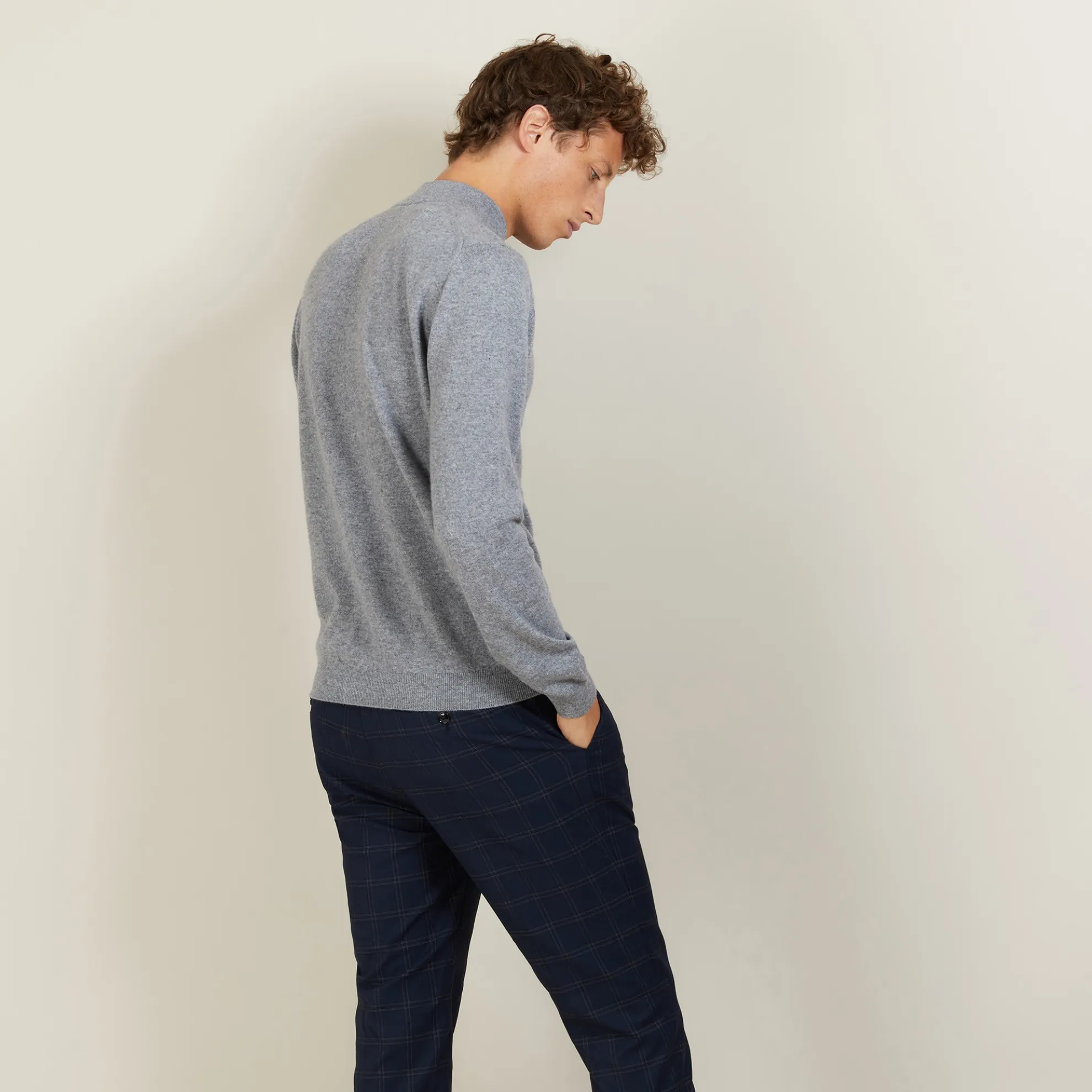 Maison Montagut Pull A Col Montant En Cachemire - Balzan>Homme Pulls