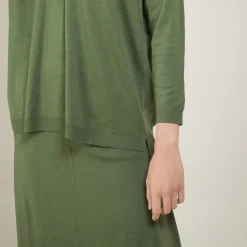 Maison Montagut Pull A Fentes Col V En Laine Merinos - Bernice><noscript><img width=