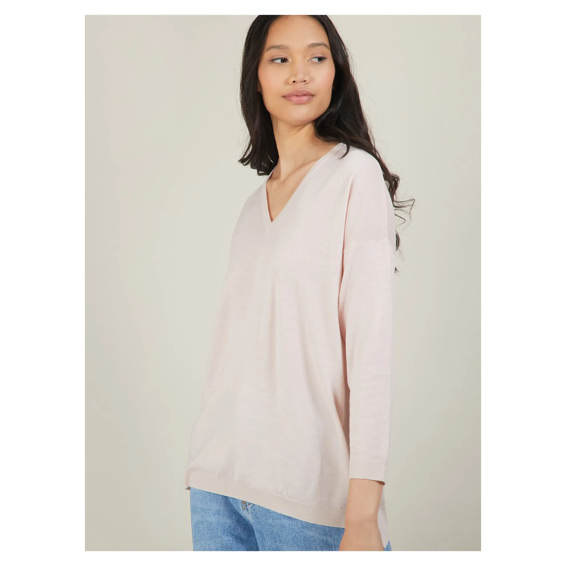 Maison Montagut Pull A Fentes Col V En Laine Merinos - Bernice>Femme Pulls