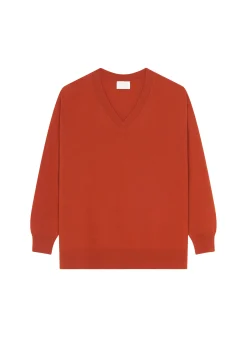 Maison Montagut Pull Ample A Fentes Col V En Cachemire - Alienor>Femme Pulls