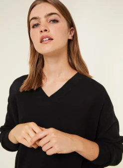 Maison Montagut Pull Ample A Fentes Col V En Cachemire - Alienor><noscript><img width=