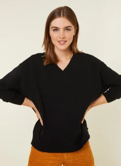 Maison Montagut Pull Ample A Fentes Col V En Cachemire - Alienor><noscript><img width=