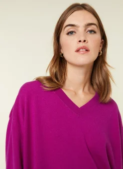 Maison Montagut Pull Ample A Fentes Col V En Cachemire - Alienor><noscript><img width=